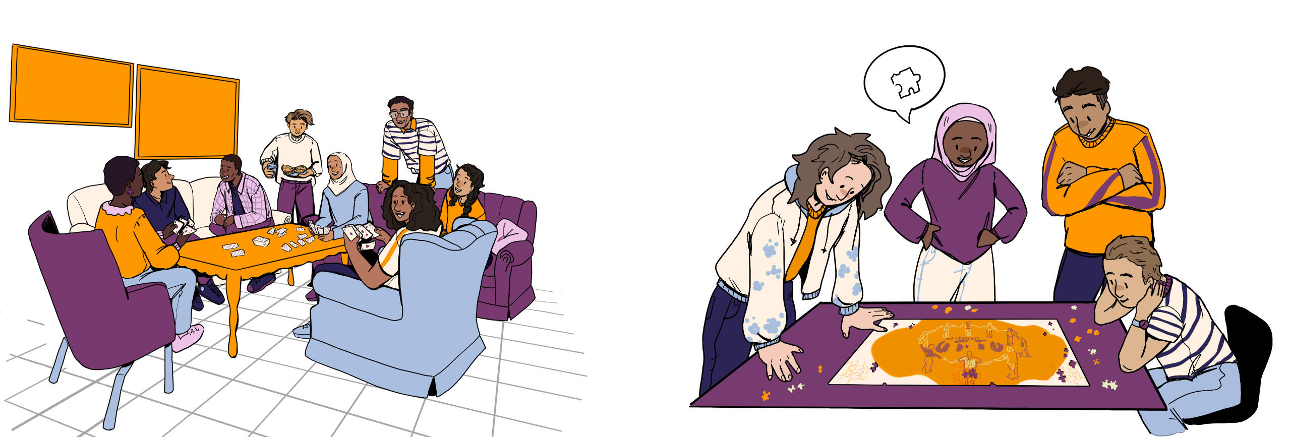 Illustration till magasinet SUM